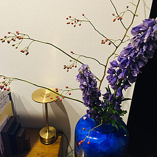 自由が良い/stay home/家で楽しむ/和モダン？/紫のお花が可愛いです♡...などのインテリア実例 - 2021-09-27 07:41:41