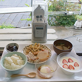 棚/ヨーグルトメーカー/朝食/温泉卵のインテリア実例 - 2018-04-25 05:16:13