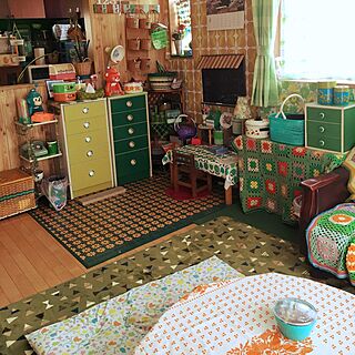 昭和レトロ ファンシーのおしゃれなインテリア・部屋・家具の実例