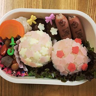 机/お弁当♬/インテリアじゃなくてごめんなさい…。/キャラ弁/お弁当...などのインテリア実例 - 2014-06-26 07:48:45