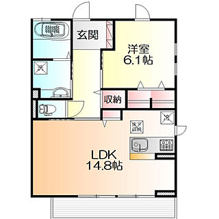 新築/同棲予定/同棲スタート/ダイワハウスの賃貸アパート/2人暮らし 1LDK...などのインテリア実例 - 2020-06-30 11:28:55