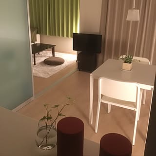 部屋全体/新入りのアイビー/モンステラ伸び放題(。>д<)/ナチュラル/IKEA...などのインテリア実例 - 2017-02-16 03:14:49