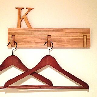 アルファベット/ハンガー/IKEA/無印良品/壁に付けられる家具のインテリア実例 - 2013-06-19 19:19:13