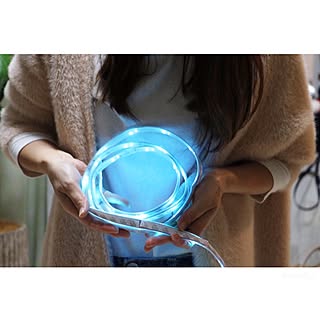 PHILIPS/フィリップス/Hue Go/hueリボンプラス/インスタ⇨chiiiiiiiiro8...などのインテリア実例 - 2017-01-09 23:05:13