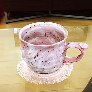 ピンクが好き/カップ/RoomClipアンケート/有田焼マグカップのインテリア実例 - 2020-02-19 16:50:35