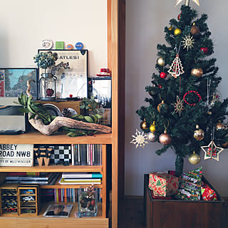 部屋全体/クリスマス/植物のある暮らし/クリスマスディスプレイ/ディスプレイ...などのインテリア実例 - 2017-12-24 11:20:35