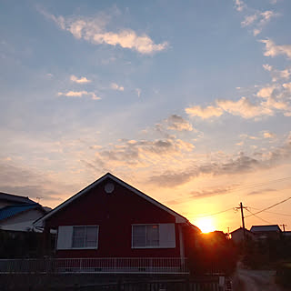 部屋全体/2019.1.24☀️/犬のいる暮らし/夕方のハル散歩/三角屋根の我が家...などのインテリア実例 - 2019-01-25 03:48:15