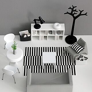 リビング/手作り/IKEA/白黒/モノトーン...などのインテリア実例 - 2013-08-30 21:58:43