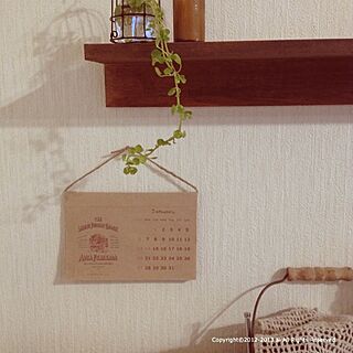 壁/天井/カレンダー/手作り/紙もののインテリア実例 - 2013-01-09 17:53:47
