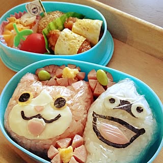 机/妖怪ウォッチ/キャラ弁/100均弁当箱/５時起き...などのインテリア実例 - 2014-06-25 21:45:02