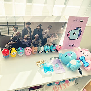 コレクションコーナー/BT21クーナッツ/BT21/好きなものに囲まれて/女の子の部屋...などのインテリア実例 - 2021-04-08 08:57:46