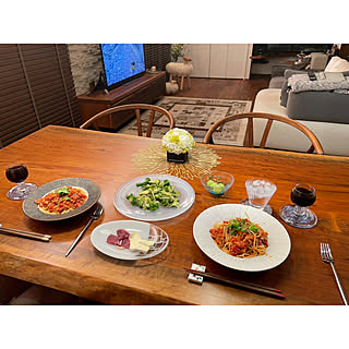 机/ワイン/赤ワイン/夕食/パスタ...などのインテリア実例 - 2023-08-31 06:02:38