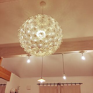 壁/天井/フィラメント電球/LED電球/アンティークシェード/IKEA 照明...などのインテリア実例 - 2017-03-10 23:18:48