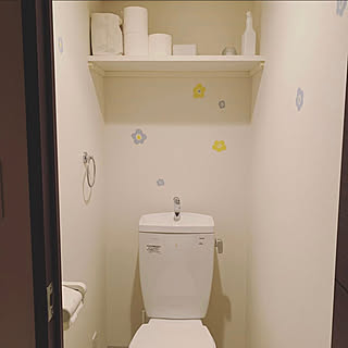 トイレマットは敷かない派/トイレマットやめました/ずぼら収納/掃除しやすく/シンプルな暮らし...などのインテリア実例 - 2020-06-18 19:22:21