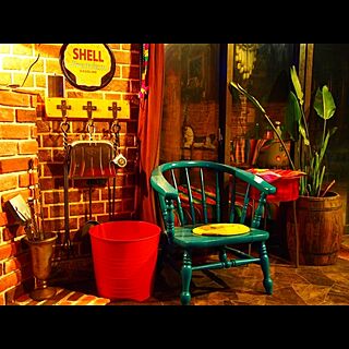 リビング/椅子/観葉植物/DIY/樽...などのインテリア実例 - 2014-10-18 01:02:30