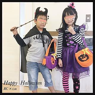 ベッド周り/双子/Happy Halloween☆/ベッド周りではありません/ダイソーのインテリア実例 - 2016-10-29 12:54:43