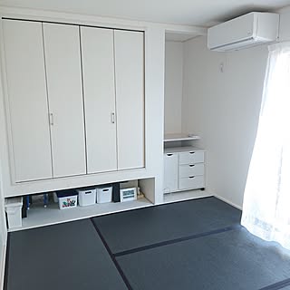 部屋全体/カメラマークだらけ/モノトーン好き/子どもと暮らす/すっきり暮らしたい...などのインテリア実例 - 2023-11-01 12:58:23