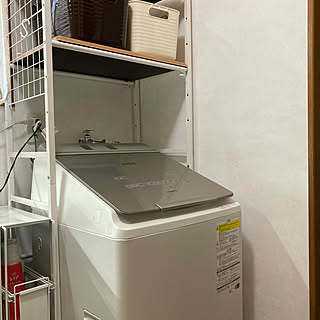 ベルメゾン隙間収納/洗濯機ラック/日立洗濯機 ビートウォシュ/バス/トイレのインテリア実例 - 2022-08-27 07:38:22