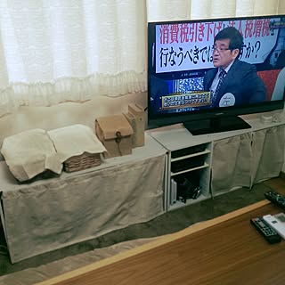 リビング/テレビ周り/カフェ風インテリアを目指して/発展途上/カフェ風...などのインテリア実例 - 2016-01-31 14:20:27