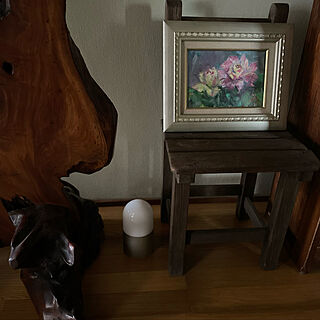 廊下/木の椅子/春/逢/artのある暮らし...などのインテリア実例 - 2022-05-20 07:05:29