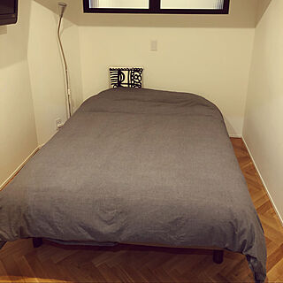 寝室/リノベーション/IKEA/リノベ/ヘリンボーン床...などのインテリア実例 - 2021-01-10 20:48:00