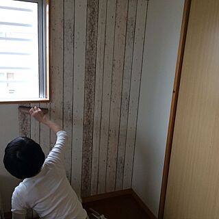 壁/天井/貼って剥がせるのり/輸入壁紙のインテリア実例 - 2016-11-04 08:09:06