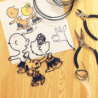 ハンドメイド ワイヤークラフト初心者のおしゃれなアレンジ 飾り方のインテリア実例 Roomclip ルームクリップ