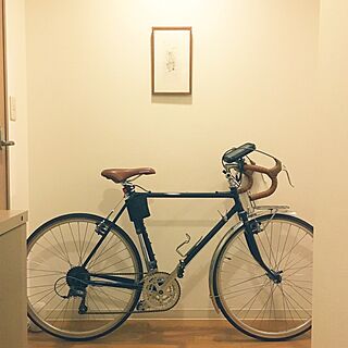 玄関/入り口/自転車/絵画/ナチュラルのインテリア実例 - 2016-09-10 07:34:54