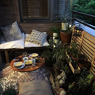 ベランダガーデン ルーバーラティスのおしゃれなアレンジ 飾り方のインテリア実例 Roomclip ルームクリップ