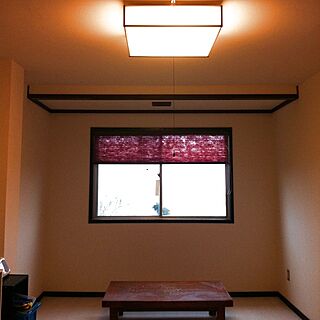 壁/天井/プリーツカーテン/照明のインテリア実例 - 2012-10-17 12:16:32