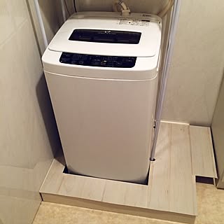 バス/トイレ/ほこりよけ/プラスチックダンボール/洗濯機/洗濯機の排水ホース...などのインテリア実例 - 2016-10-23 18:25:18