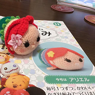 机 ツムツム編みぐるみのインテリア実例 Roomclip ルームクリップ