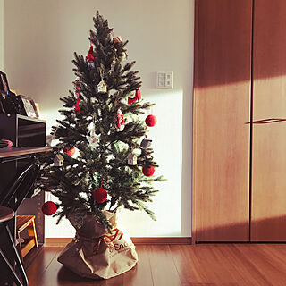 クリスマスツリー150cm/ダイニング/クリスマス/部屋全体のインテリア実例 - 2019-11-15 08:54:12