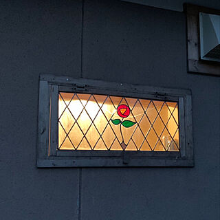 手作りステンドグラス/壁に窓作る/壁に穴/DIY/ケイム...などのインテリア実例 - 2020-07-16 11:55:53
