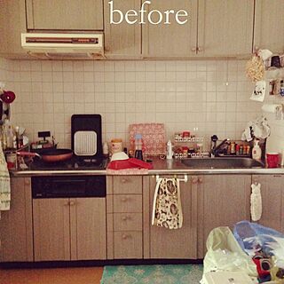 キッチン/before画像/キッチン　DIYのインテリア実例 - 2014-04-10 23:07:12