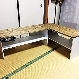 棚/カラボでテレビ台/DIY/不器用すぎる/いつもいいね！ありがとうございます♪...などのインテリア実例 - 2017-02-10 21:58:27