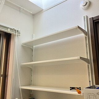 (ง •̀_•́)งがんばって/アトリエ/IKEAの棚/がんばる/工作室...などのインテリア実例 - 2017-03-08 16:31:39