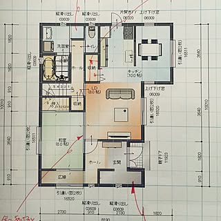 部屋全体/新築/間取り図のインテリア実例 - 2015-06-29 11:44:11