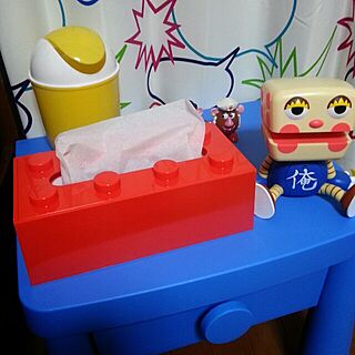 ベッド周り/ティッシュBOX/LEGO/ポップのインテリア実例 - 2013-09-09 22:28:14