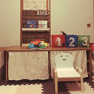 棚/おもちゃ収納/キッズスペース/IKEA/RoomClip5周年のインテリア実例 - 2017-06-17 22:10:37