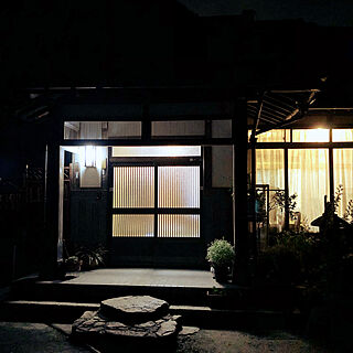田舎の夜/田舎/庭からの眺め/庭/日本家屋...などのインテリア実例 - 2022-02-17 18:22:45