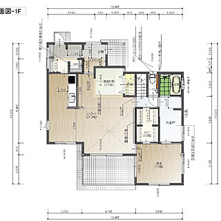 部屋全体/間取り/回遊動線/小上がり和室/軒天 板張り...などのインテリア実例 - 2018-02-11 13:30:24