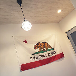 玄関/入り口/アメリカンハウス風/西海岸風/カリフォルニアが好き/カリフォルニア州旗...などのインテリア実例 - 2020-02-01 17:19:04