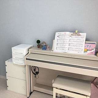 棚/電子ピアノ/雑貨/IKEA/ニトリ...などのインテリア実例 - 2018-05-16 09:35:25