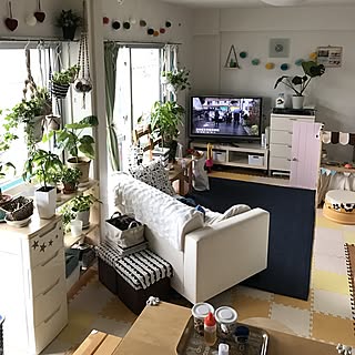 部屋全体/2017.3.31/いいね、フォロー本当に感謝デス☺︎/団地住まい/お金をかけずにインテリア...などのインテリア実例 - 2017-03-31 13:50:07