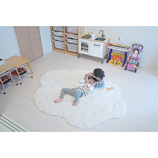 部屋全体/雲ラグ/賃貸マンション/IKEA/無印良品...などのインテリア実例 - 2017-10-22 17:28:36