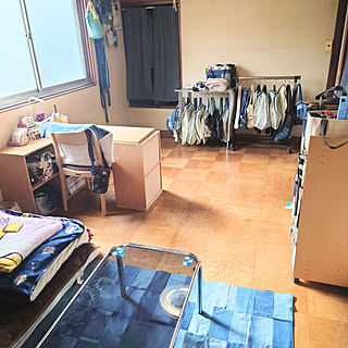 部屋全体/カラーボックス/9畳/カラーボックス収納/部屋づくり...などのインテリア実例 - 2022-01-28 06:53:29