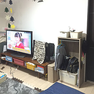 部屋全体/山善トローリーハンガーモニター応募/モニター応募/こどものいる暮らし/中古住宅...などのインテリア実例 - 2018-11-22 17:54:44