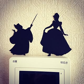 切り絵 シンデレラのおしゃれなアレンジ 飾り方のインテリア実例 Roomclip ルームクリップ