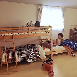 ベッド周り/2段ベッド/子供部屋/ニトリのインテリア実例 - 2017-07-09 19:47:04